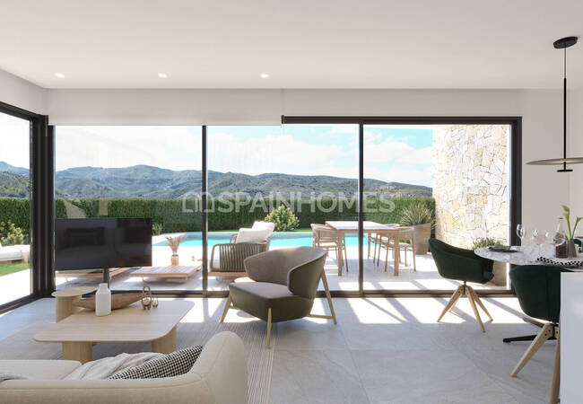 Eleganta Hus Till Salu I Monforte Del Cid Med Privata Pooler 6
