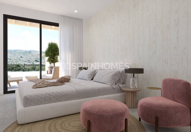 Eleganta Hus Till Salu I Monforte Del Cid Med Privata Pooler 12