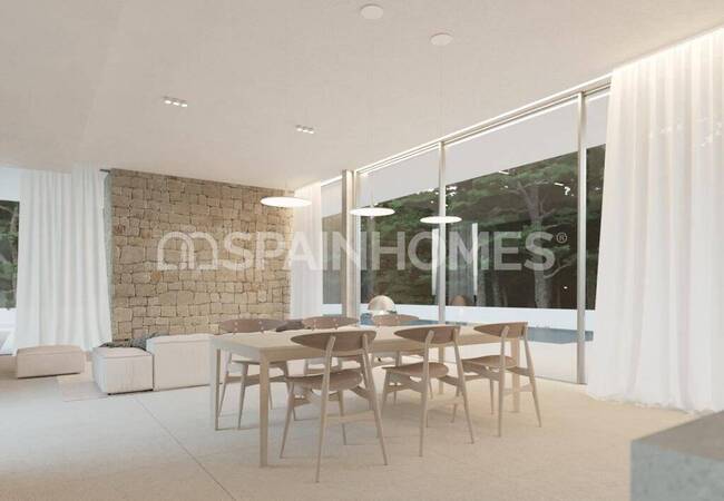 Mediterranean Villas Next to the Beach in Moraira Alicante 8