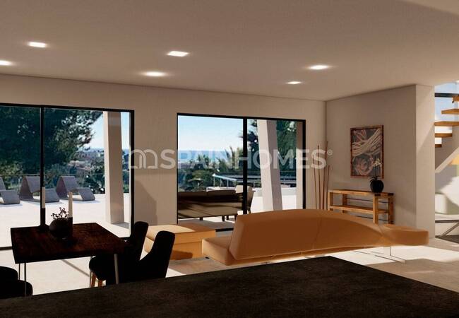 Alicante Moraira'da Sahile Yakın 4 Yatak Odalı Lüks Villa 18