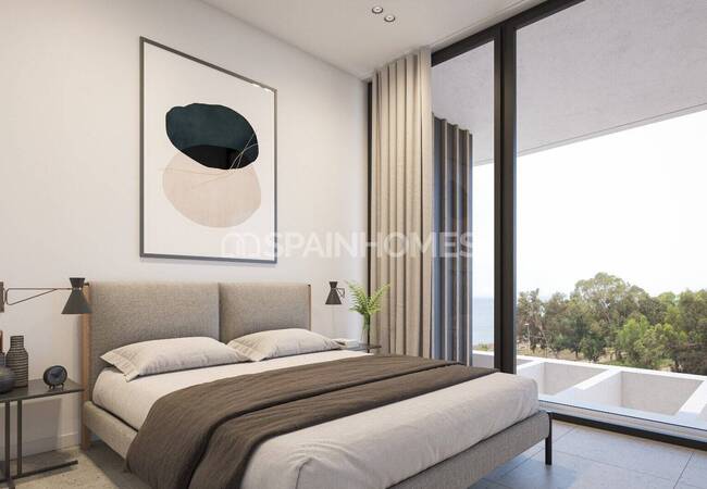 Alicante Villajoyosa'da Sahile Çok Yakın Konumda Lüks Daireler 22