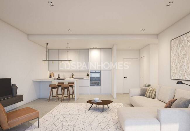 Alicante Villajoyosa'da Sahile Çok Yakın Konumda Lüks Daireler 19