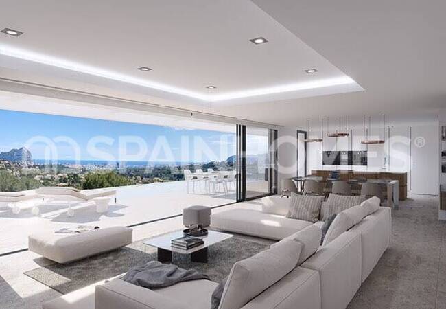 Luxury Villa with Unique Views Close to the Beach in Calpe