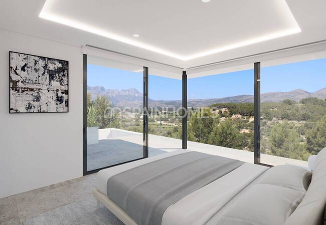 Alicante Calpe'de 3 Yatak Odalı ve Özel Bahçeli Lüks Villa 4