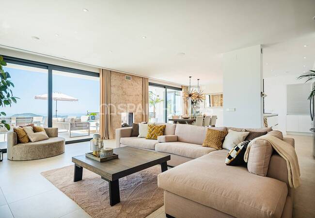 Finestrat Alicante'de Sahile Yakın Konumda Taşınmaya Hazır Villa 16