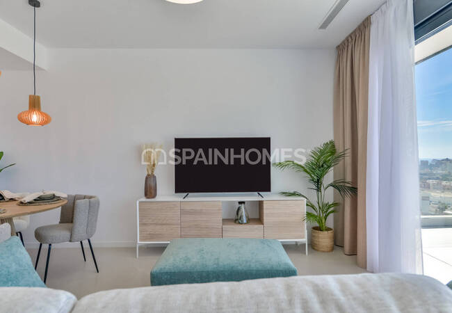 Alicante Finestrat’ta Site İçerisinde Deniz Manzaralı Lüks Daireler 23