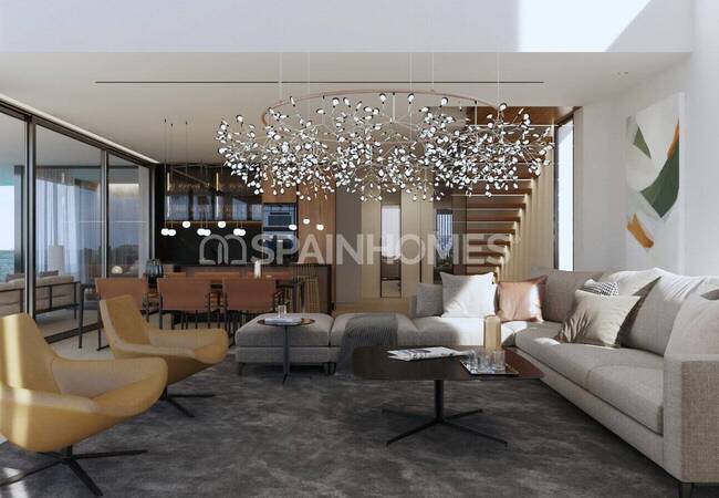 Alicante Finestrat'ta Eşsiz Manzaralı ve Lüks Tasarımlı Villa 15