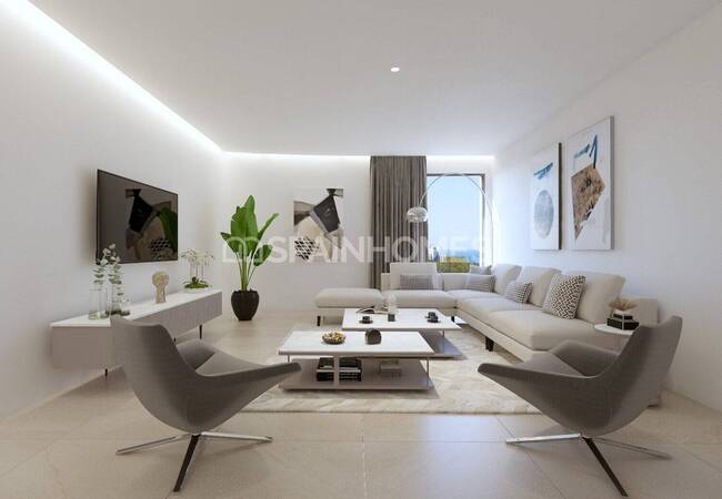 Alicante Finestrat'ta Eşsiz Manzaralı ve Lüks Tasarımlı Villa 14