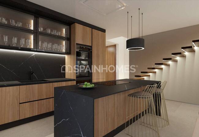 Alicante Finestrat'ta Eşsiz Manzaralı ve Lüks Tasarımlı Villa 13