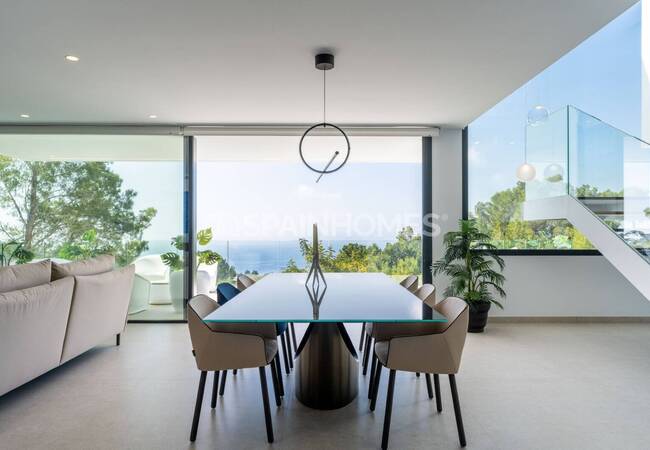 Alicante Altea'da Eşsiz Konumda Deniz Manzaralı Villa 6