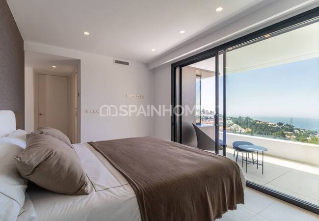 Alicante Altea'da Eşsiz Konumda Deniz Manzaralı Villa 9