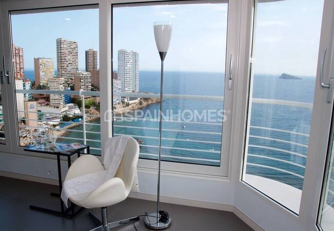 Alicante Benidorm’da Site İçinde Deniz Manzaralı Daireler 50