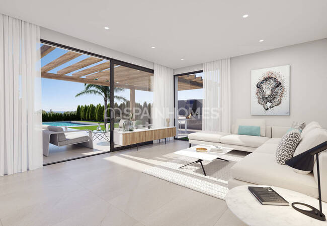 Alicante Finestrat'ta Havuzlu ve Deniz Manzaralı Villalar 7