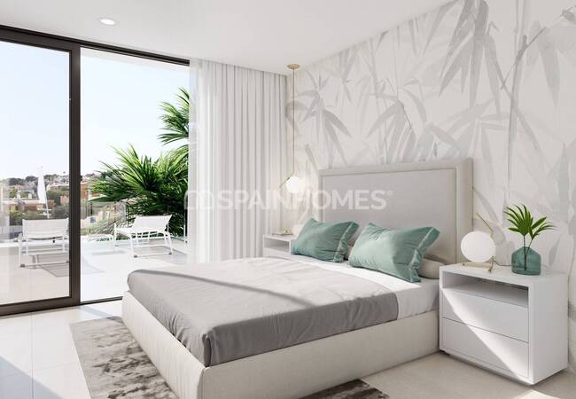 Видовые Виллы с Бассейном и Террасами в Финестрате, Аликанте 10