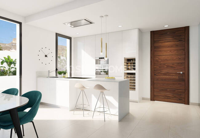 Видовые Виллы с Бассейном и Террасами в Финестрате, Аликанте 9