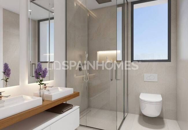 Видовые Виллы с Бассейном и Террасами в Финестрате, Аликанте 12