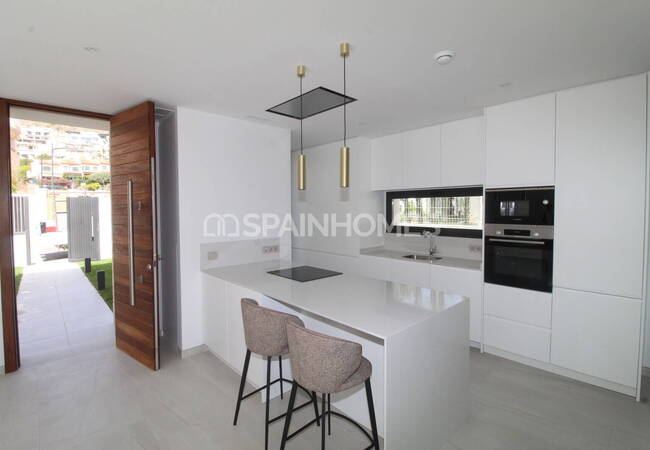 Havsutsikt Villor Med Pool Och Terrasser I Finestrat Alicante 11