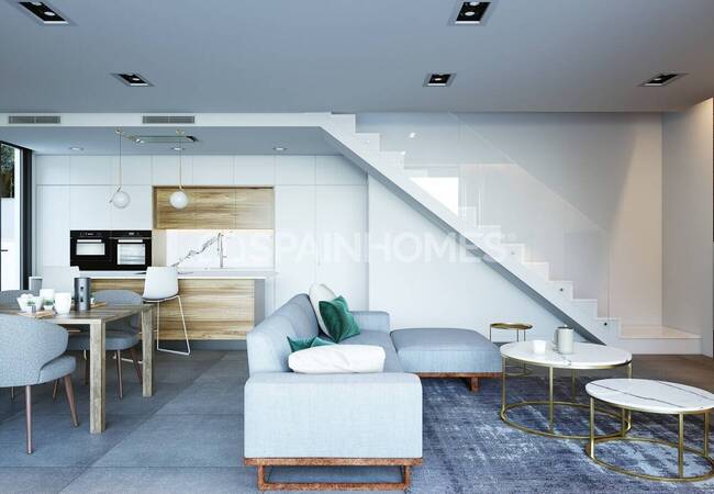 Alicante'de 700 M² Arsa Alanına Sahip Havuzlu Villalar 11