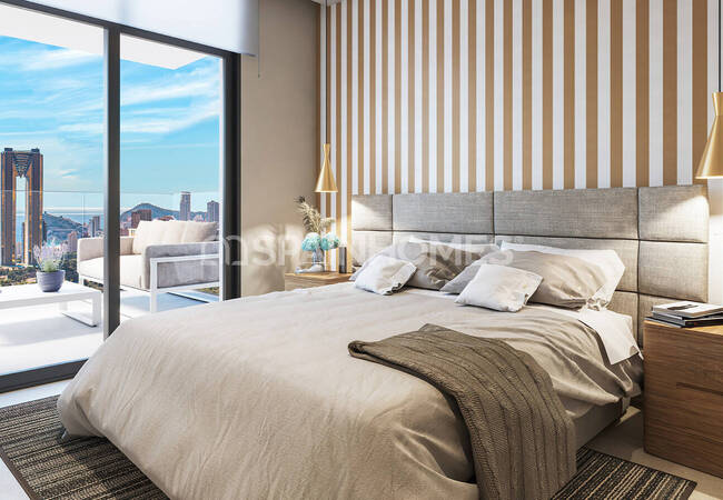 Benidorm'da Sahile Yakın Konumda Lüks Site İçinde Daireler 15