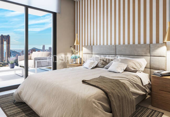 Benidorm'da Sahile Yakın Konumda Lüks Site İçinde Daireler 15