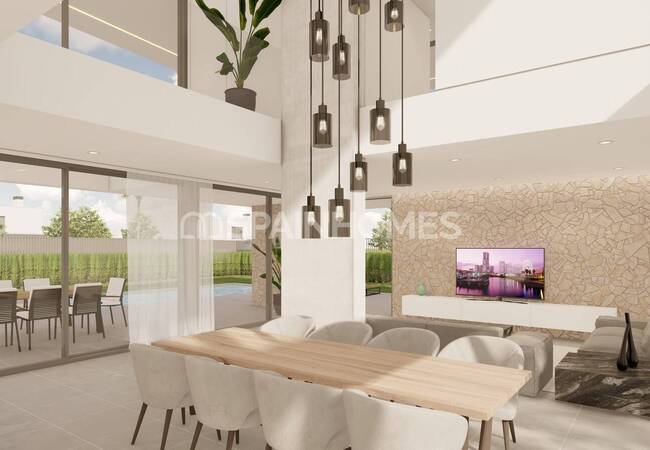 Orihuela Cabo Roig’te Sahile Yakın Havuzlu Lüks Villalar 8