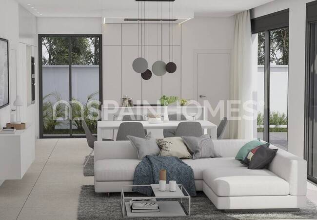 El Campello Alicante'de Sahile ve Şehre Yakın Lüks Villalar 9