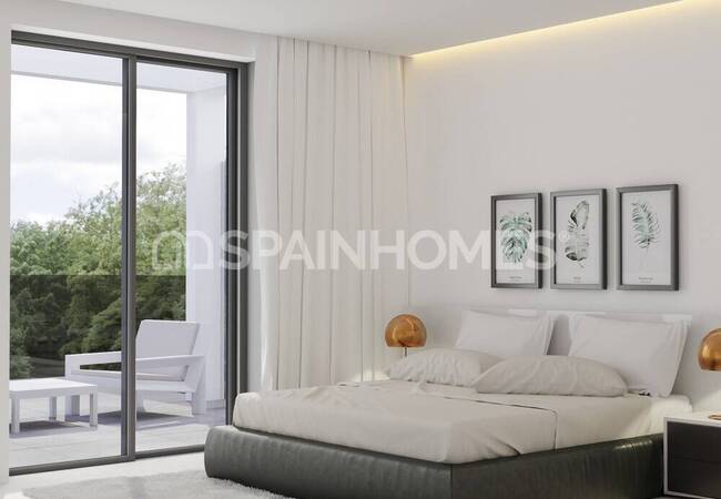 El Campello Alicante'de Sahile ve Şehre Yakın Lüks Villalar 19