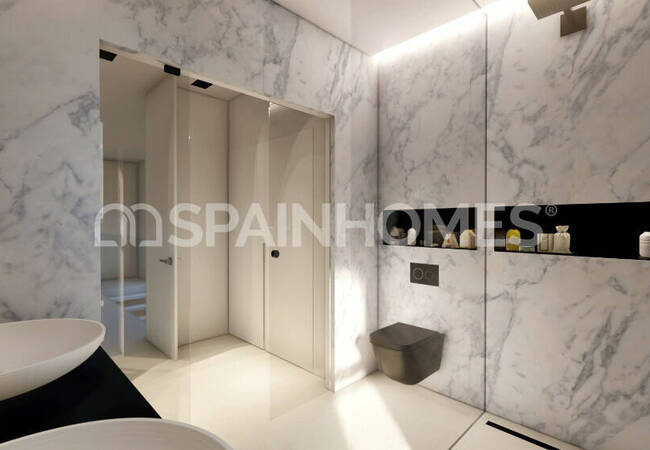 Alicante El Campello'da 3 Odalı Müstakil Villa 19