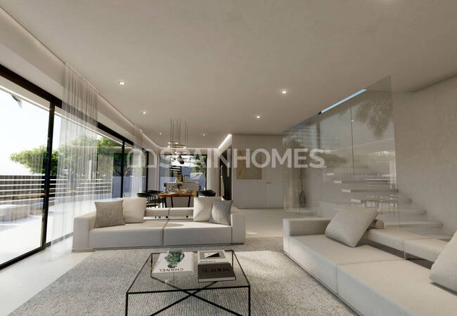 Alicante El Campello'da 3 Odalı Müstakil Villa 11