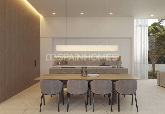 Alicante Moraira'da 4 Yatak Odalı Geniş Müstakil Villa 5