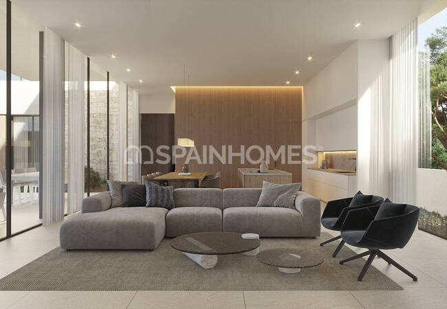 Alicante Moraira'da 4 Yatak Odalı Geniş Müstakil Villa 4