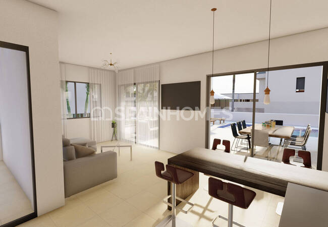 Maison Individuelle Spacieuse Et Élégante Avec Piscine À Alicante 24