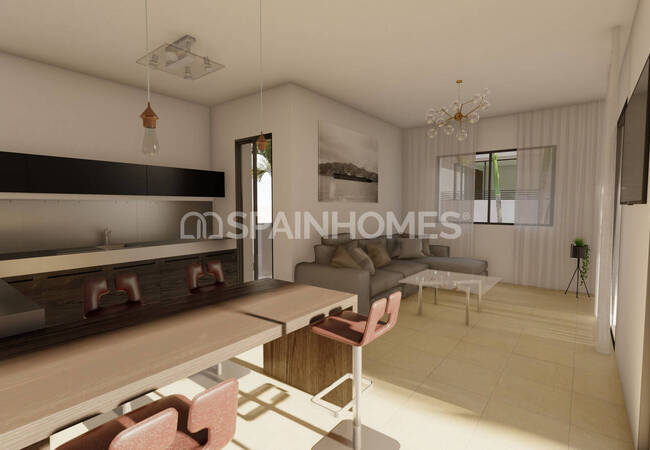 Maison Individuelle Spacieuse Et Élégante Avec Piscine À Alicante 25