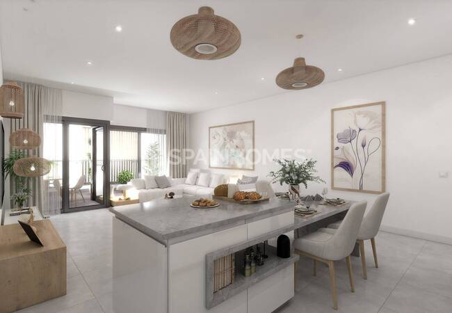 Квартиры с экологичным дизайном рядом с пляжем в Альтее 28