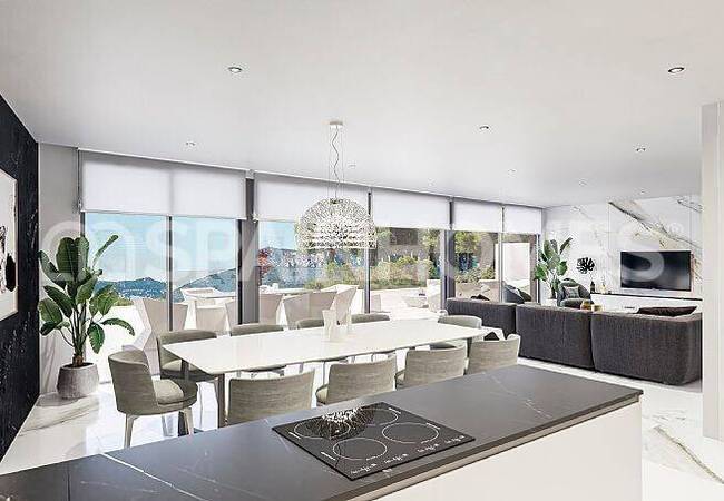 فيلا منفصلة مع مسبح وإطلالات في بينيسا أليكانتي 6