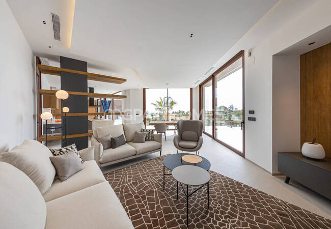 Benidorm Alicante'de Panoramik Manzaralı Lüks Villa 65