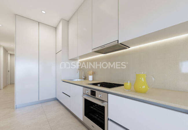 Guardamar Del Segura'da Plaja Yakın Şık Tasarımlı Daireler 13