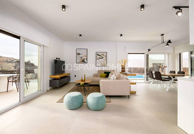 Detached Houses with Pools Near the Golf Course in Alicante Finestrat 6