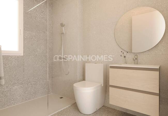 فلل مطلة على البحر في مجمع بالقرب من الشاطئ في أليكانتي فينسترات 19