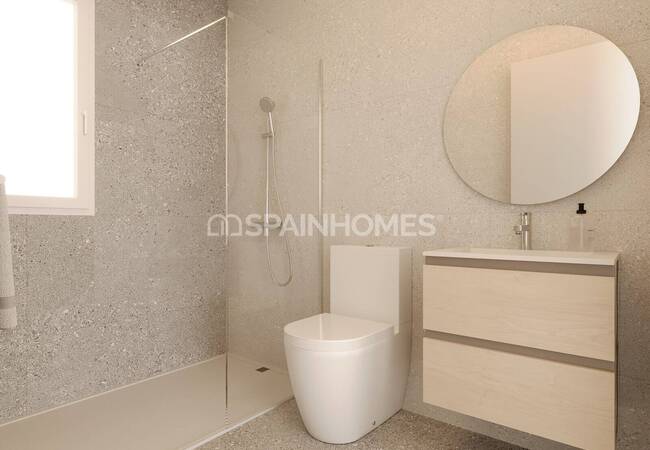 Alicante Finestrat'ta Plaja Yakın Sitede Deniz Manzaralı Villalar 18