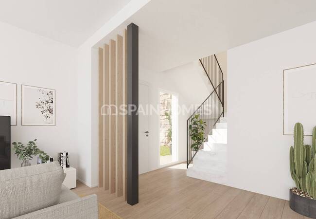 فلل مطلة على البحر في مجمع بالقرب من الشاطئ في أليكانتي فينسترات 12