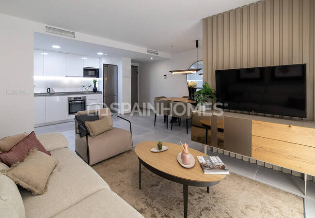 Ready to Move Apartments 300 M From the Sea in Orihuela 21