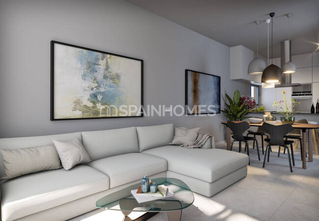 2 and 3-bedroom Golf Flats in a Complex with Pool in Finestrat 11