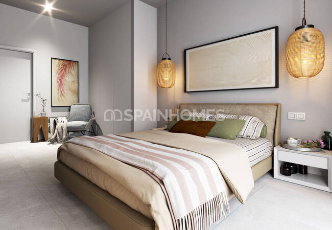 2 and 3-bedroom Golf Flats in a Complex with Pool in Finestrat 14