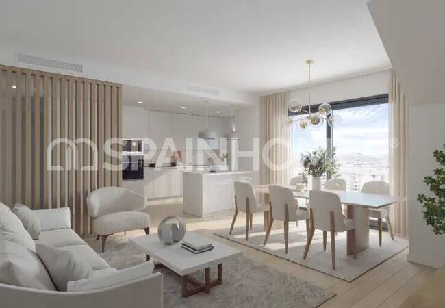 Alicante'de Panoramik Manzaralı Şık Daireler 9