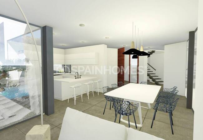 Élégante Villa 4 Chambres Avec Vue Sur La Mer À Calpe, Alicante 13