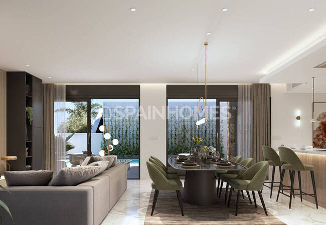 Moderna Hus Med Pool Och Takterrass I Ciudad Quesada 11
