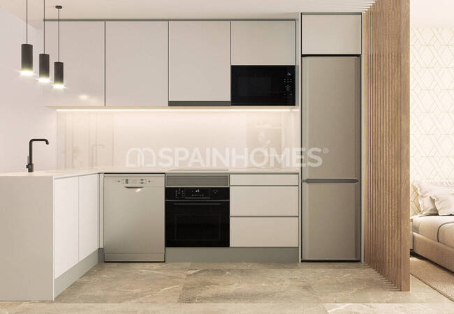 Torrevieja'da Denize 200 M Mesafede Butik Projede Daireler 10