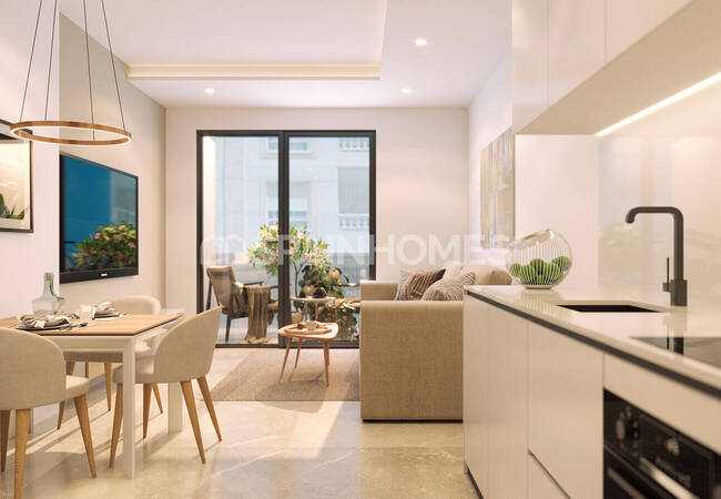 Torrevieja Alicante'de Denize 200 M Mesafede Şık Daireler 15