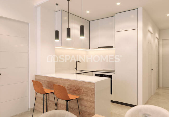 Torrevieja Alicante'de Denize 200 M Mesafede Şık Daireler 18